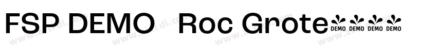 FSP DEMO   Roc Grote字体转换